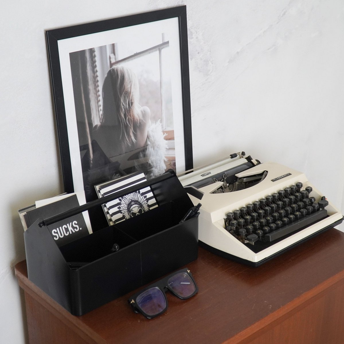 Opbergdoos – Organizer Metaal Zwart 30 x 17 x 17 cm | Housevitamin🖤