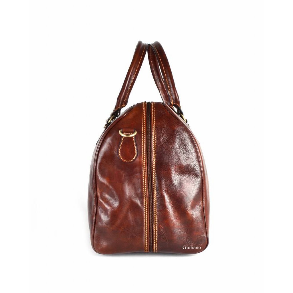 Lederen weekendtas | 552501