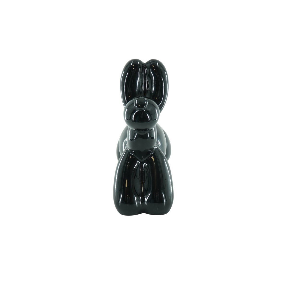 Ornament – Spaarpot Ballonhond Zwart Keramiek | 17 x 7 x 17 cm | Housevitamin🎈