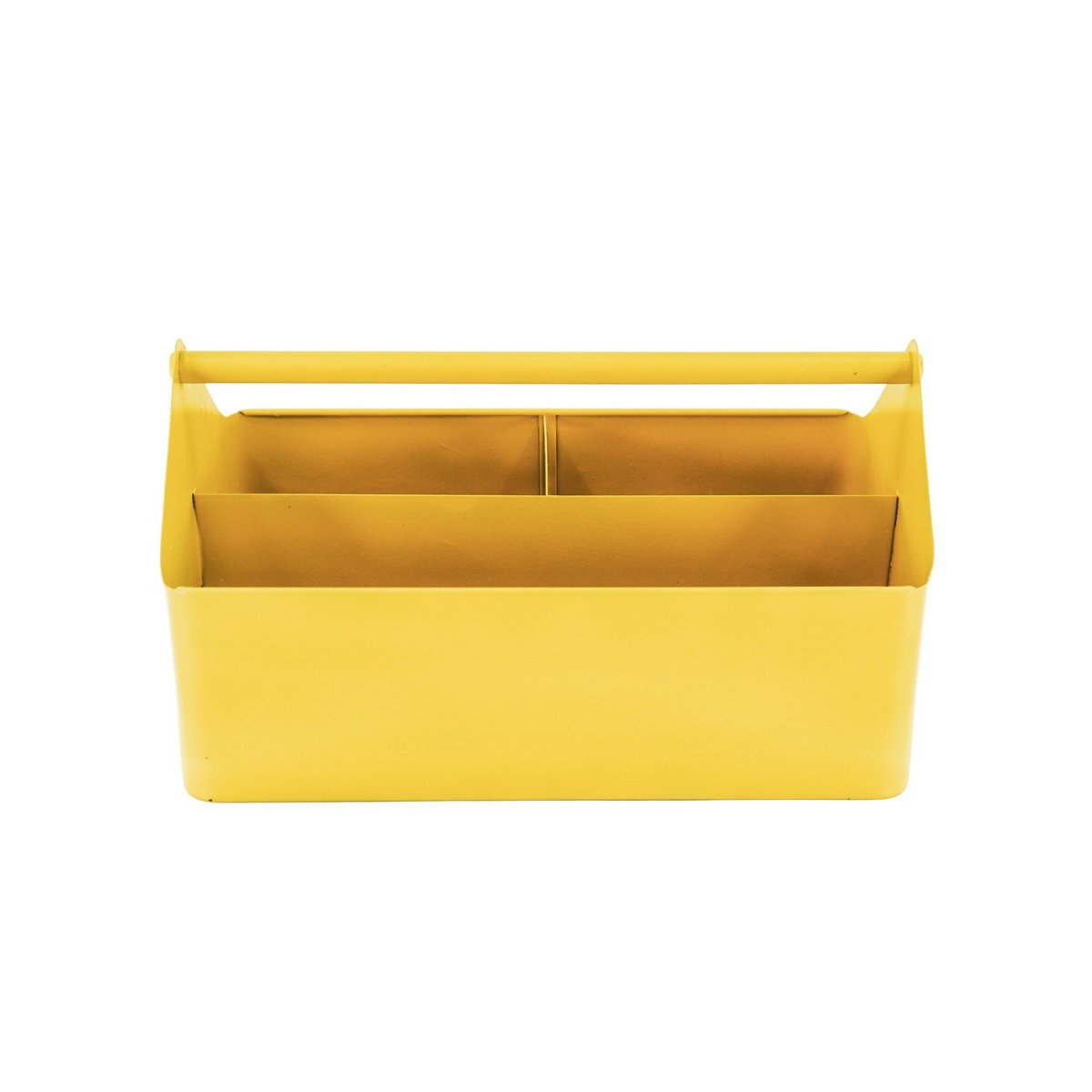 Opbergdoos – Organizer Metaal Geel  30 x 17 x 17 cm | Housevitamin 💛