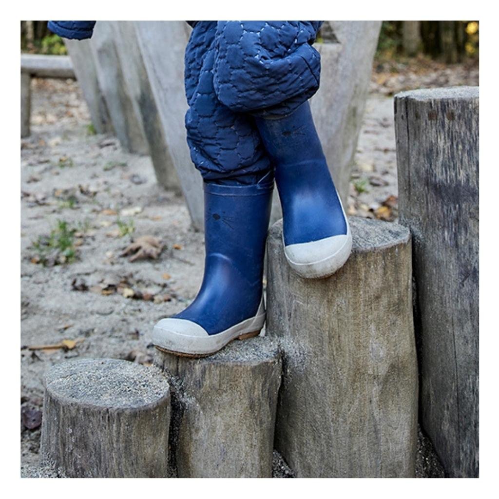 Anton Animal Rubberlaarzen – Black Iris 🐾