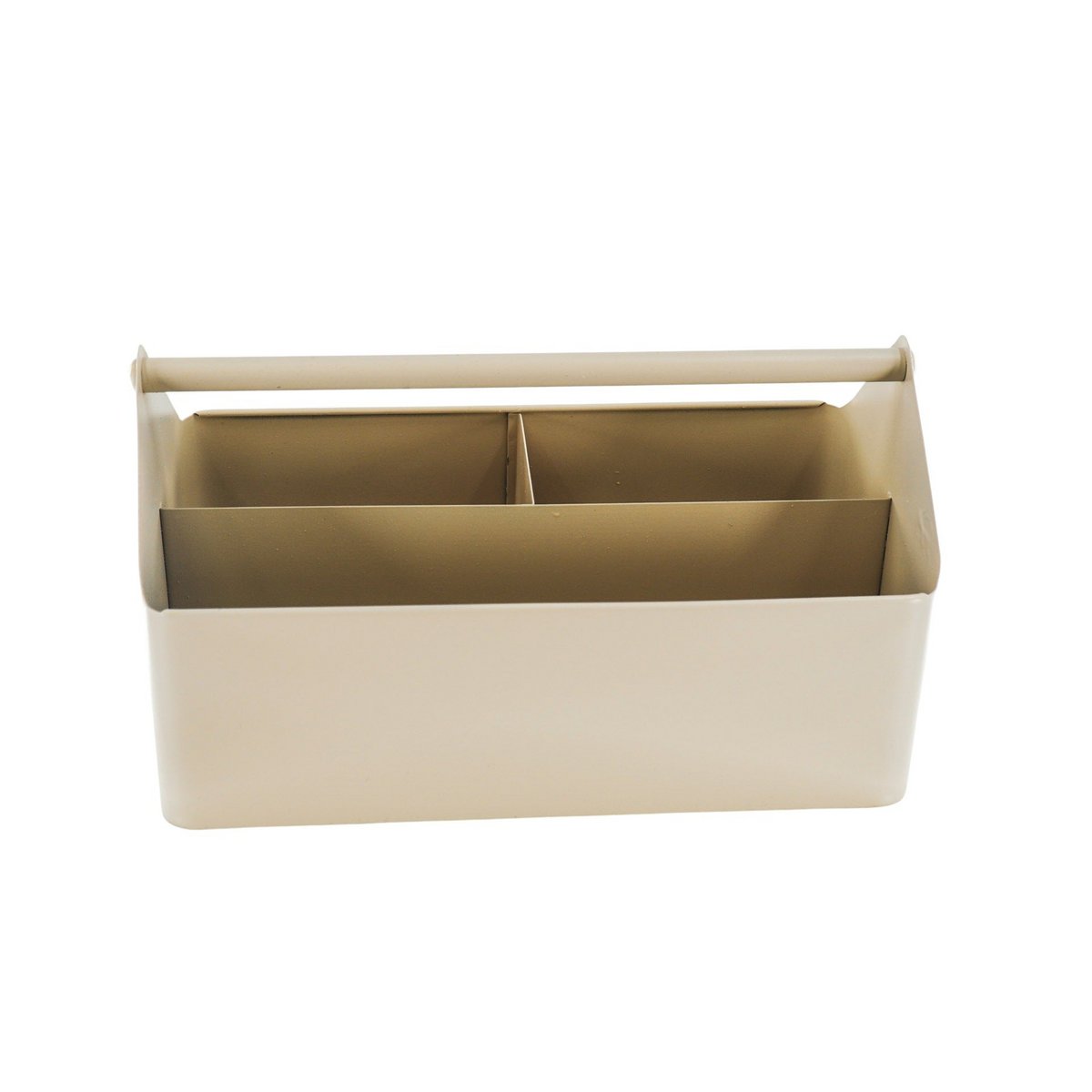 Opbergdoos – Organizer Metaal Zandkleur 30 x 17 x 17 cm | Housevitamin📦