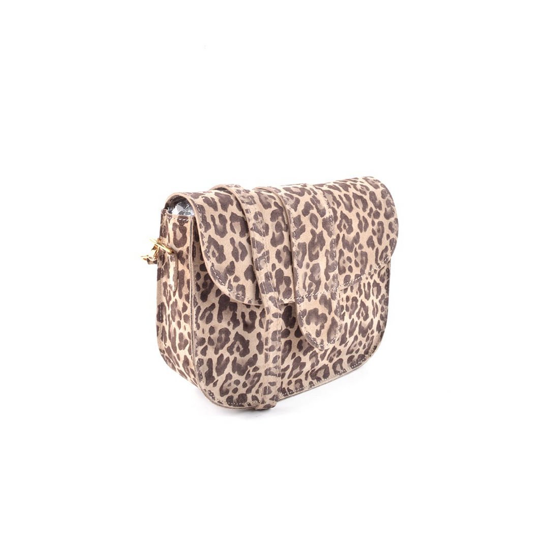 Nubuck Schoudertas | Panter | 552968