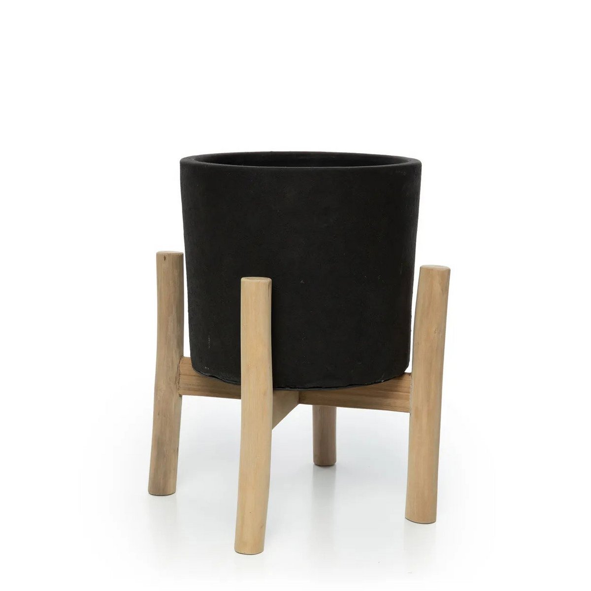 The Charcoal Low - Zwart Naturel - S