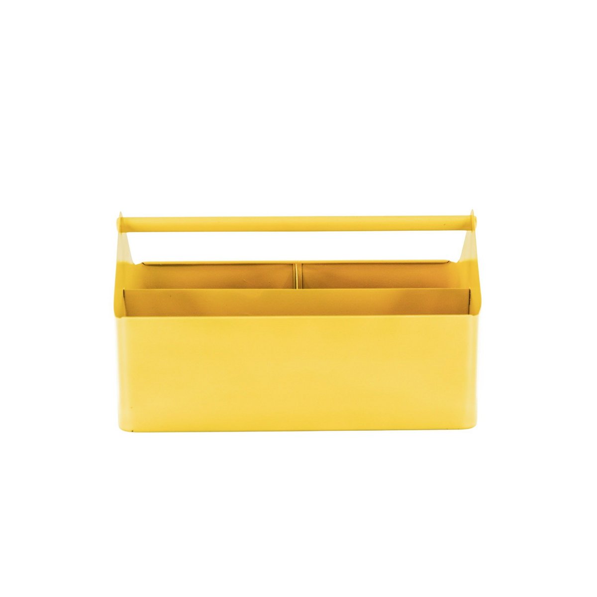 Opbergdoos – Organizer Metaal Geel  30 x 17 x 17 cm | Housevitamin 💛