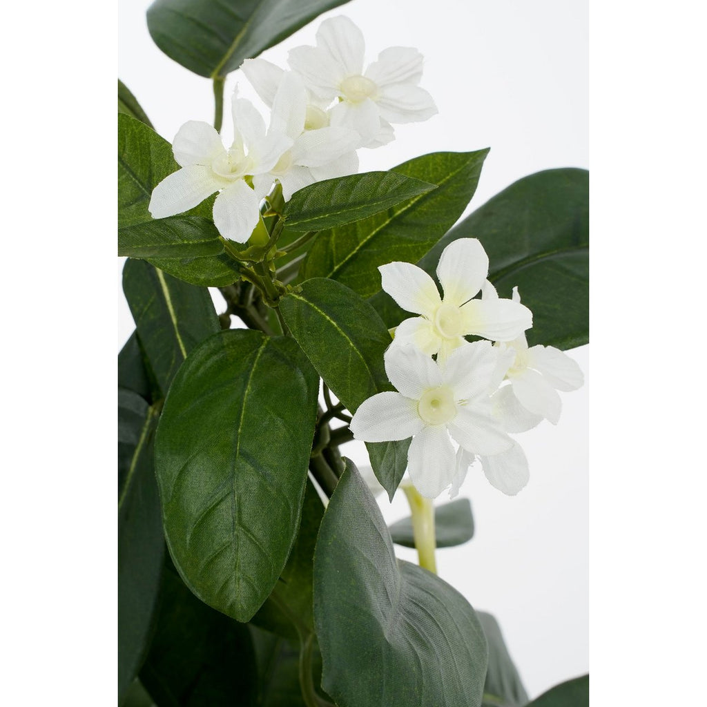 Stephanotis Kunstplant in Bloempot Stan – H50 x Ø40 cm – Wit