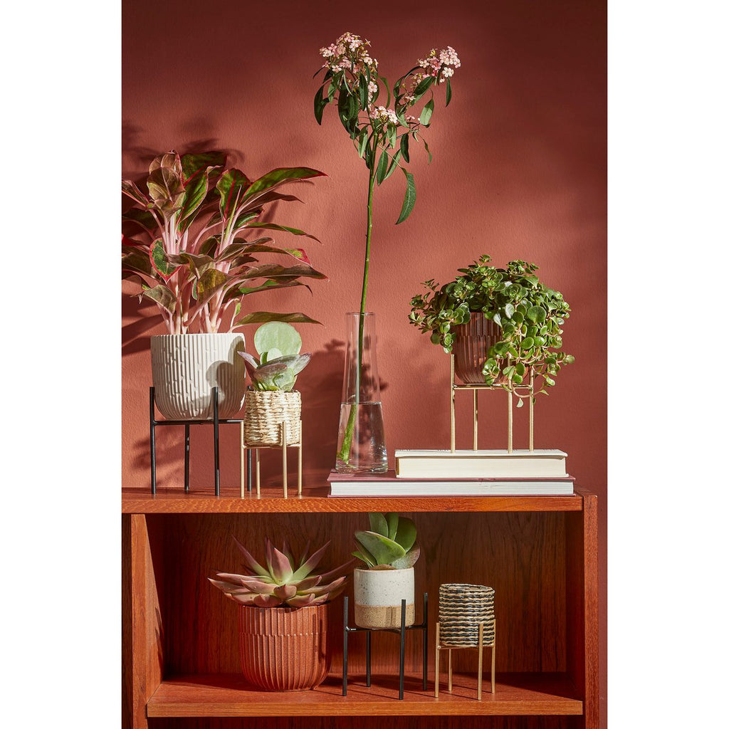 Lago Bloempot - H17 x Ø18 cm - Wit