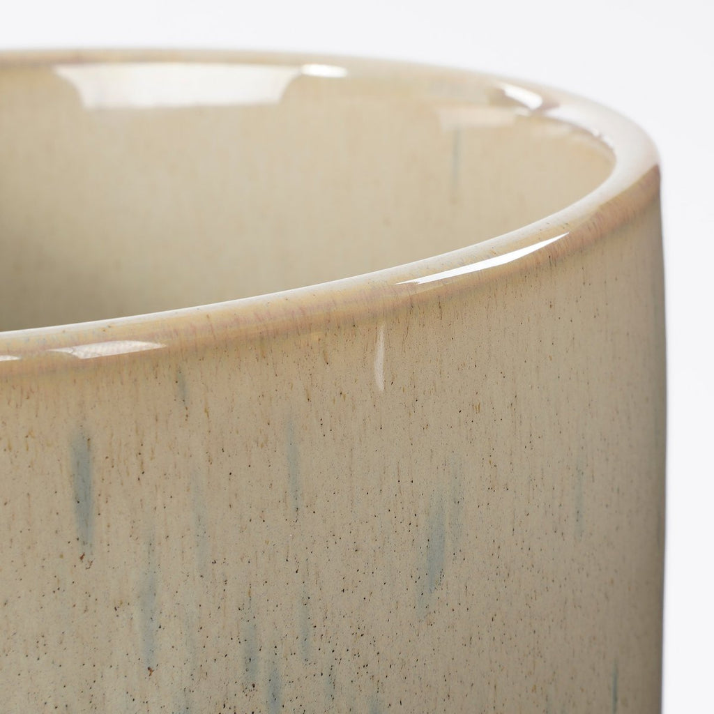 Lago Bloempot – H17 x Ø18 cm – Crème