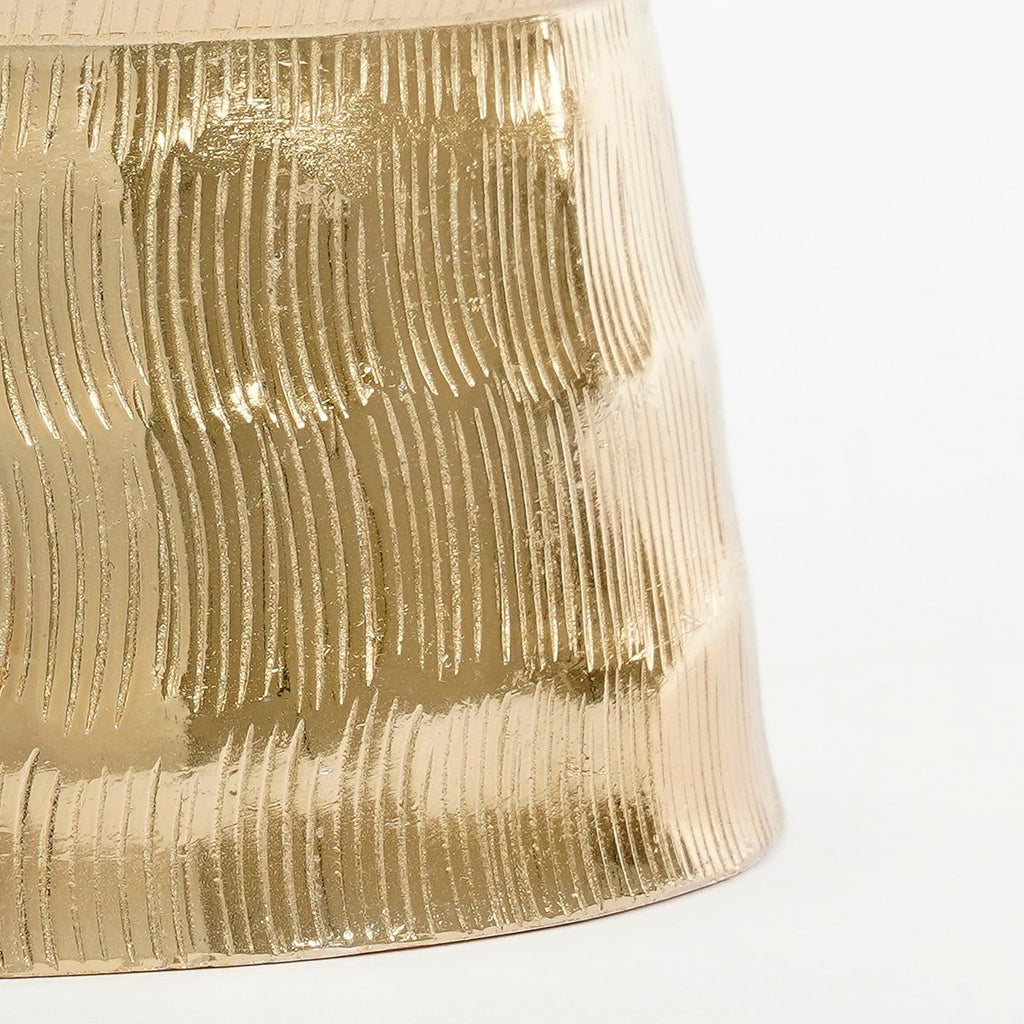 Decoratie Kerstboom – H43 x Ø13 cm – Aluminium – Goud