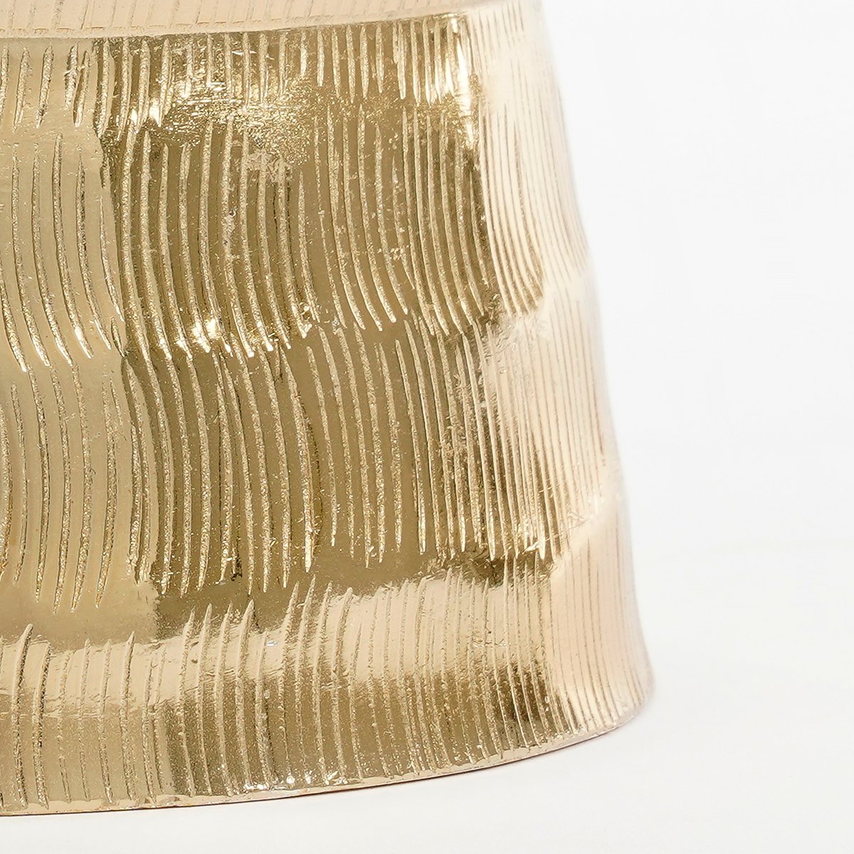 Decoratie Kerstboom – H43 x Ø13 cm – Aluminium – Goud