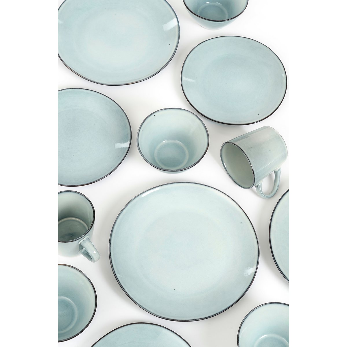 Racco Serviesset 4 Persoons – Steengoed Lichtgrijs