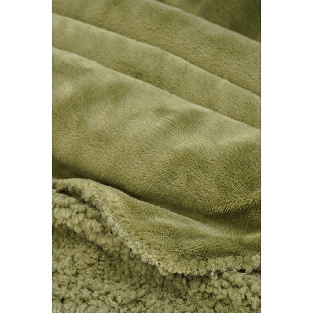 Mardy Fleece Plaid – L200 x B150 cm – Lichtgroen