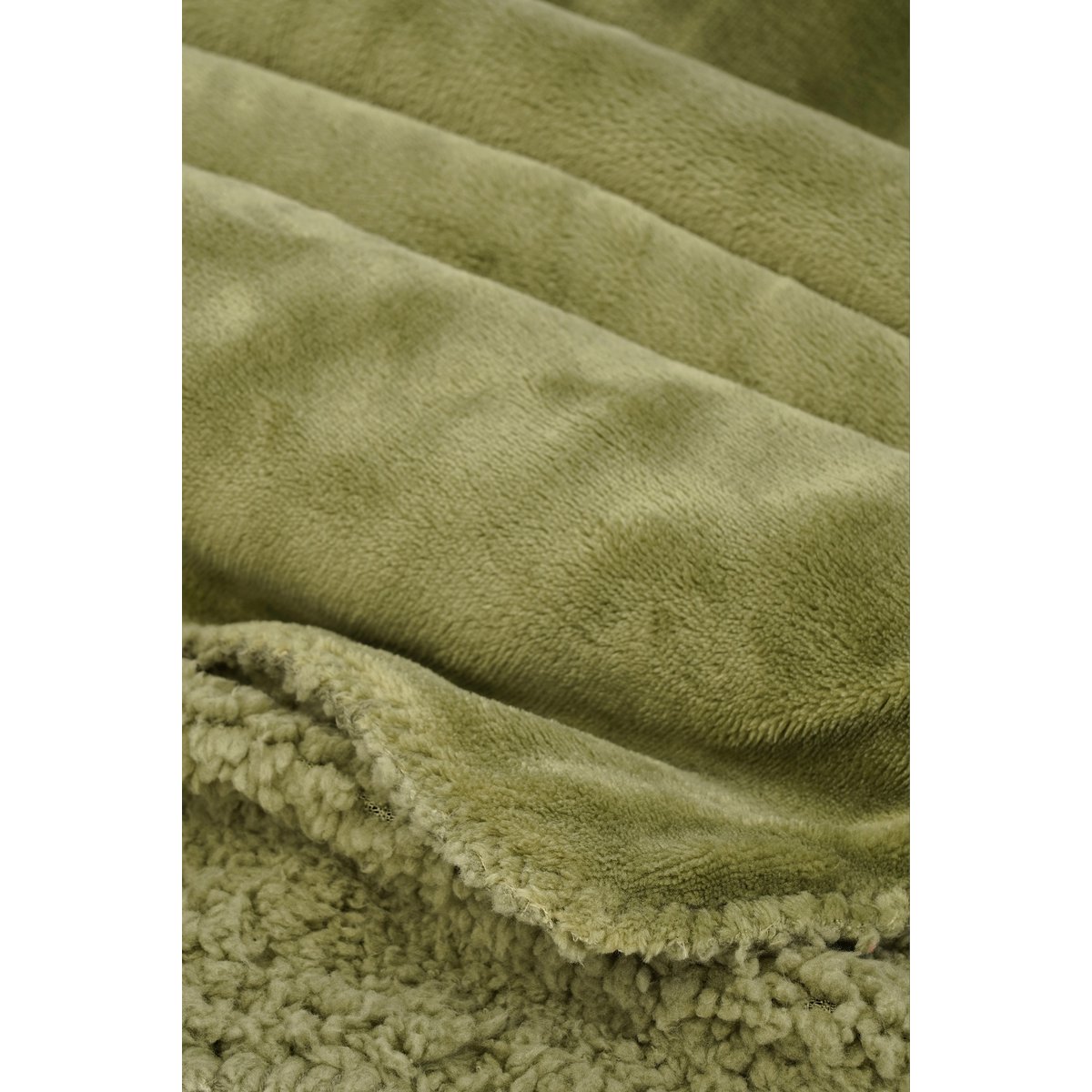 Mardy Fleece Plaid – L200 x B150 cm – Lichtgroen