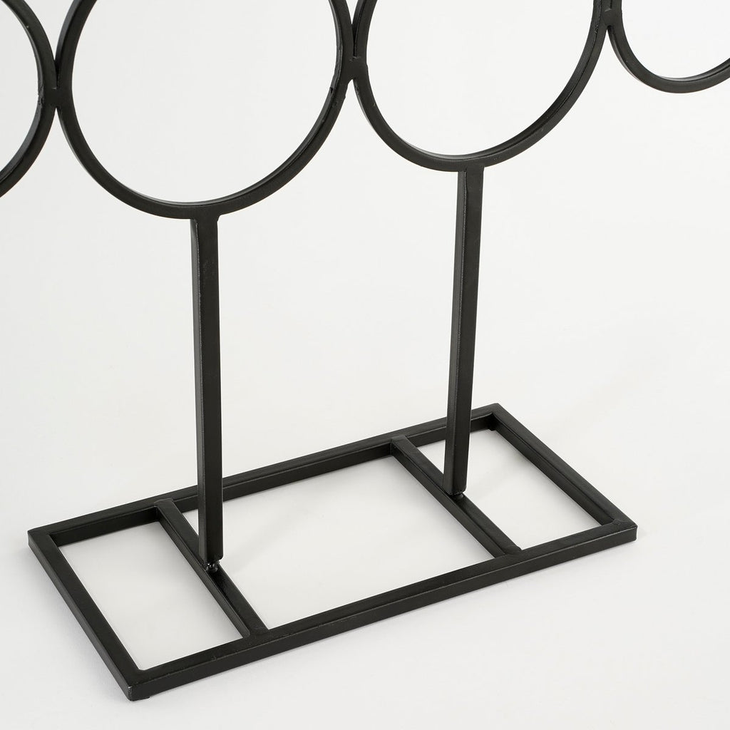 Decoratie Boom voor 16 Ornamenten – L53 x B15 x H117,5 cm – Zwart