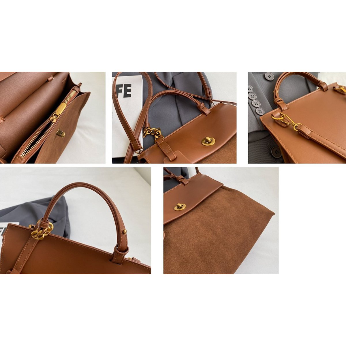 AnBeck Vintage 3-Way Carrying tas – chic & praktisch