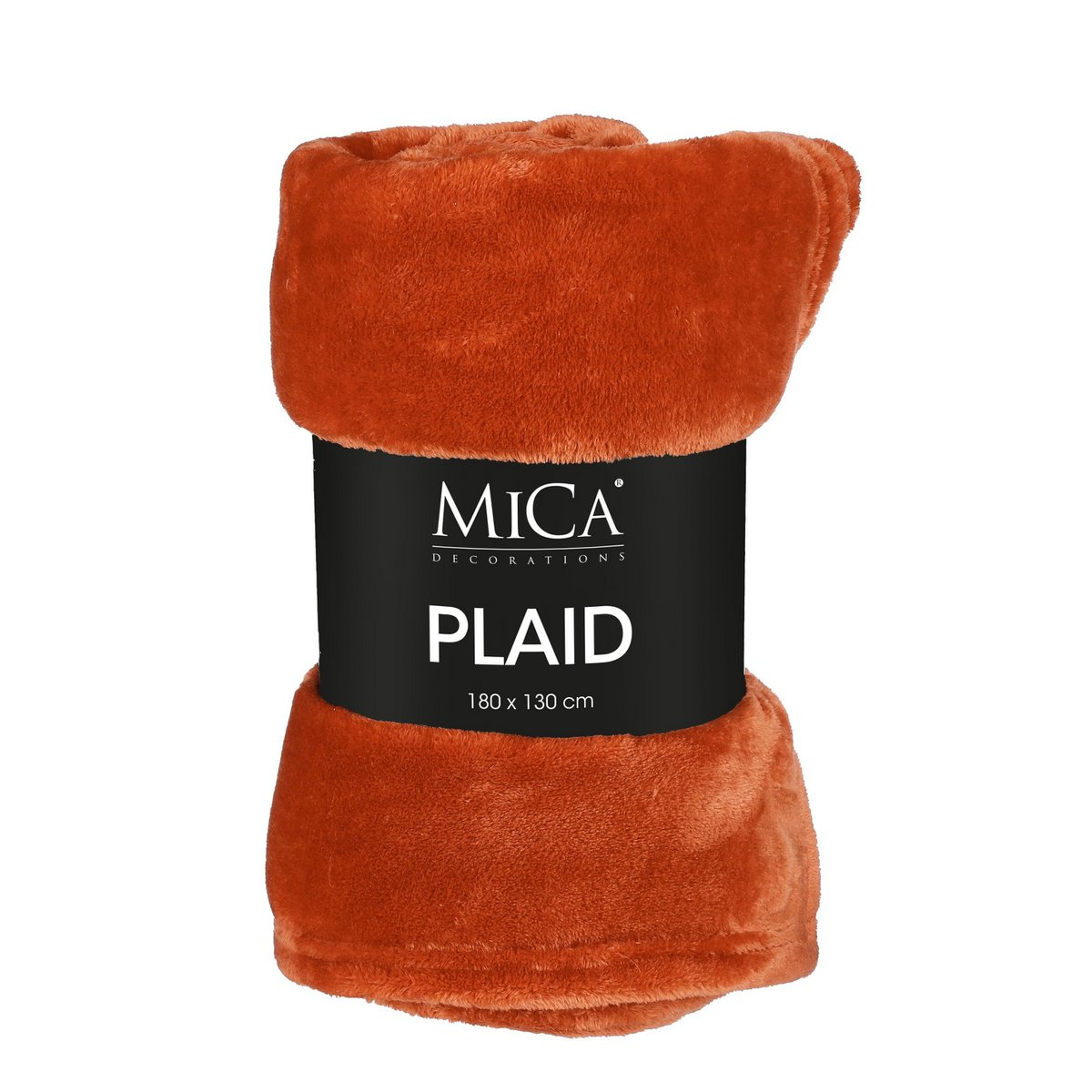 Famke Fleece Plaid - L180 x B130 cm - Terra