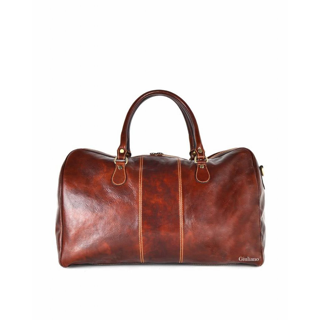 Lederen weekendtas | 552501
