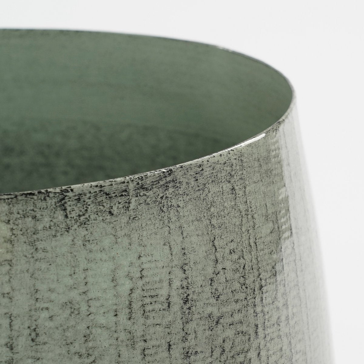 Benson Bloempot – H24 x Ø26 cm – Lichtgrijs