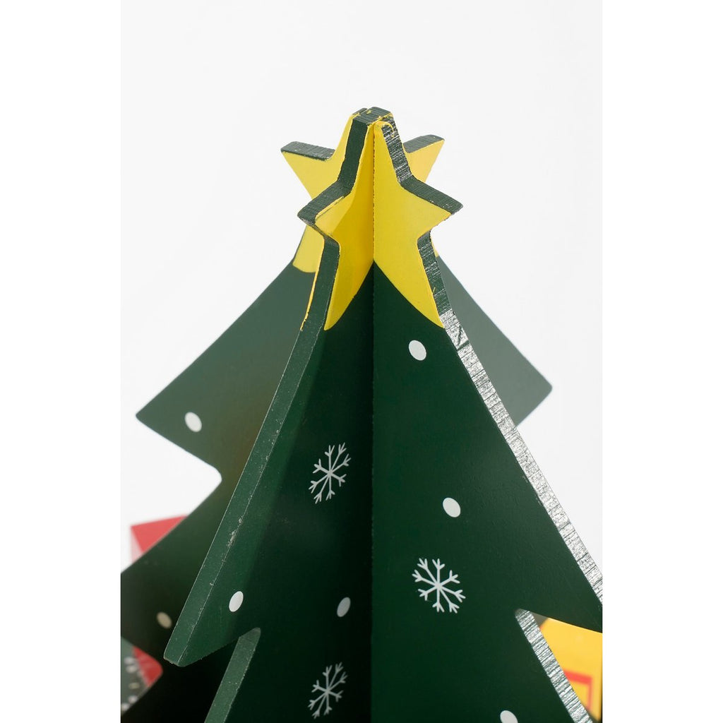 Adventskalender – H30 x Ø28 cm – MDF – 100% FSC – Meerkleurig