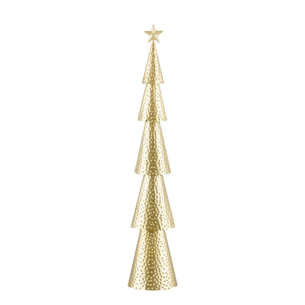 Decoratie Kerstboom – H90,5 x Ø9 cm – IJzer – Goud