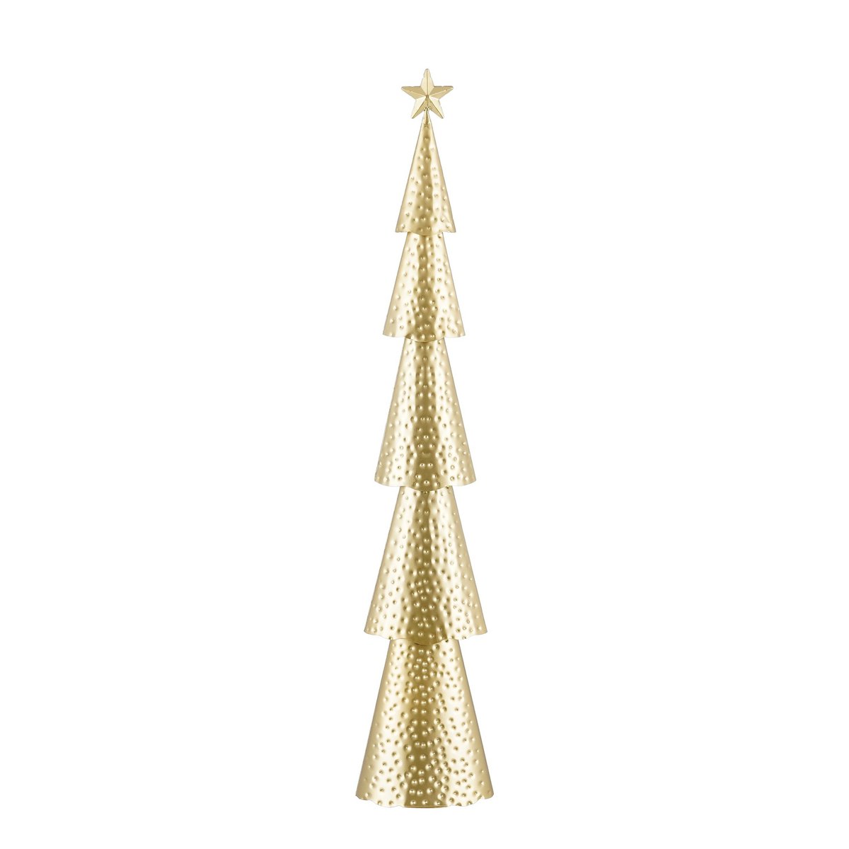 Decoratie Kerstboom – H90,5 x Ø9 cm – IJzer – Goud
