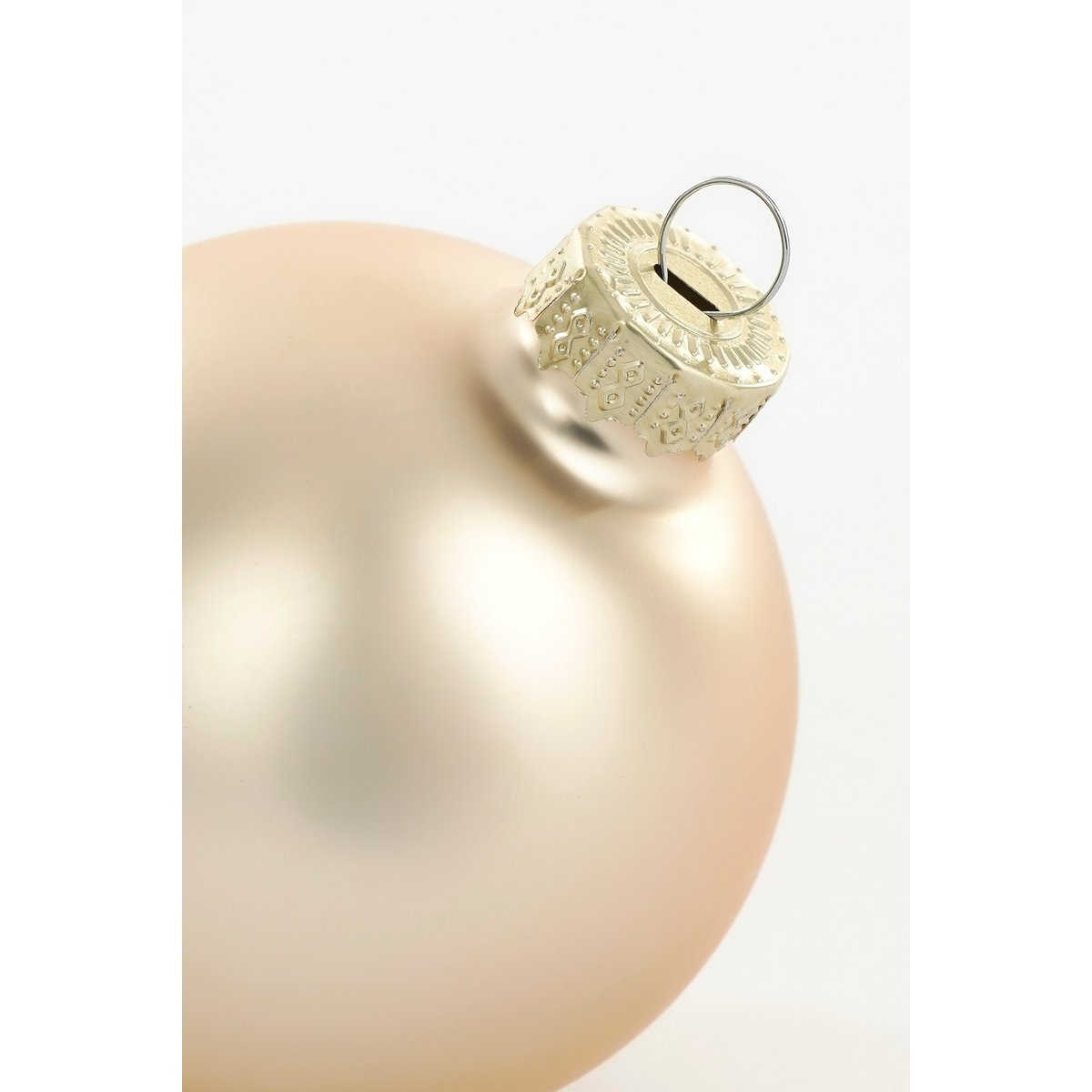 Kerstballen Set – 26 Stuks – Ø7 cm – Glas – Crème