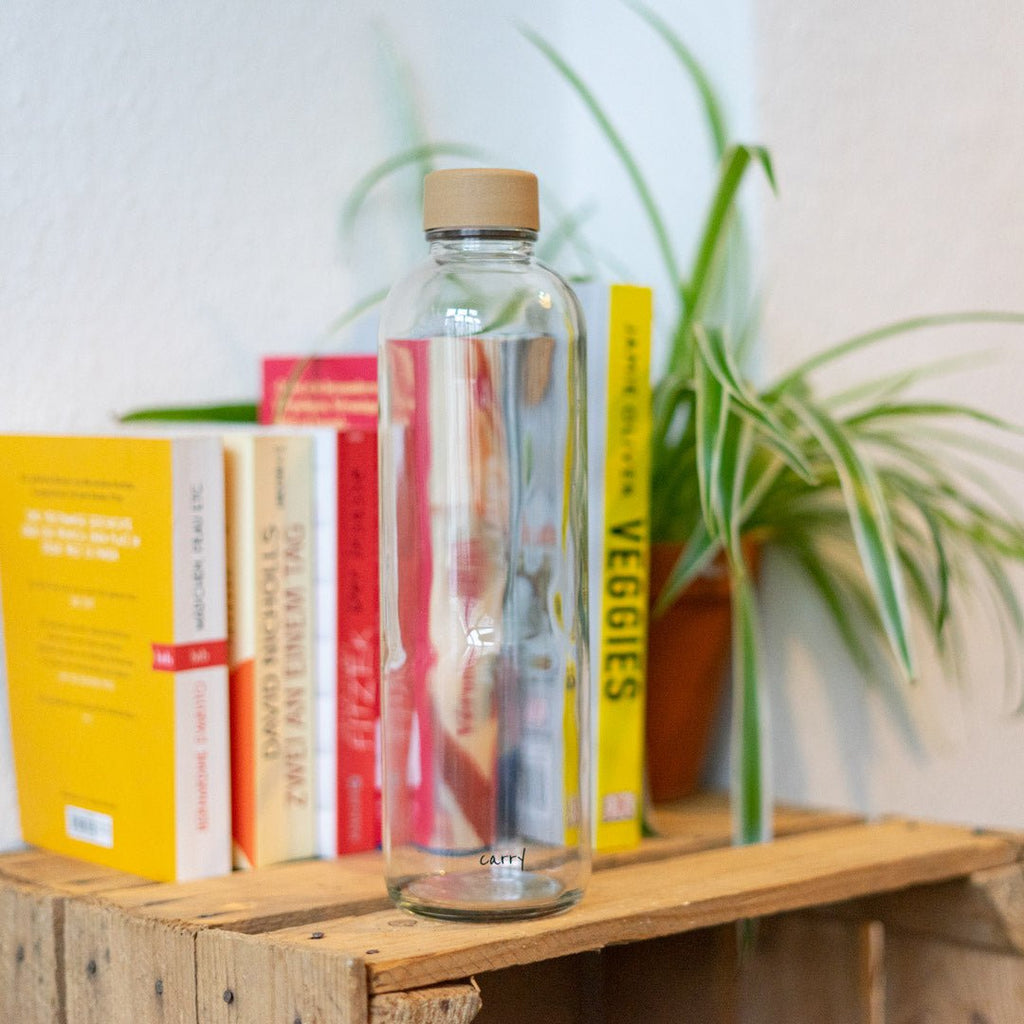 PURE Glazen Fles, 1,0 liter