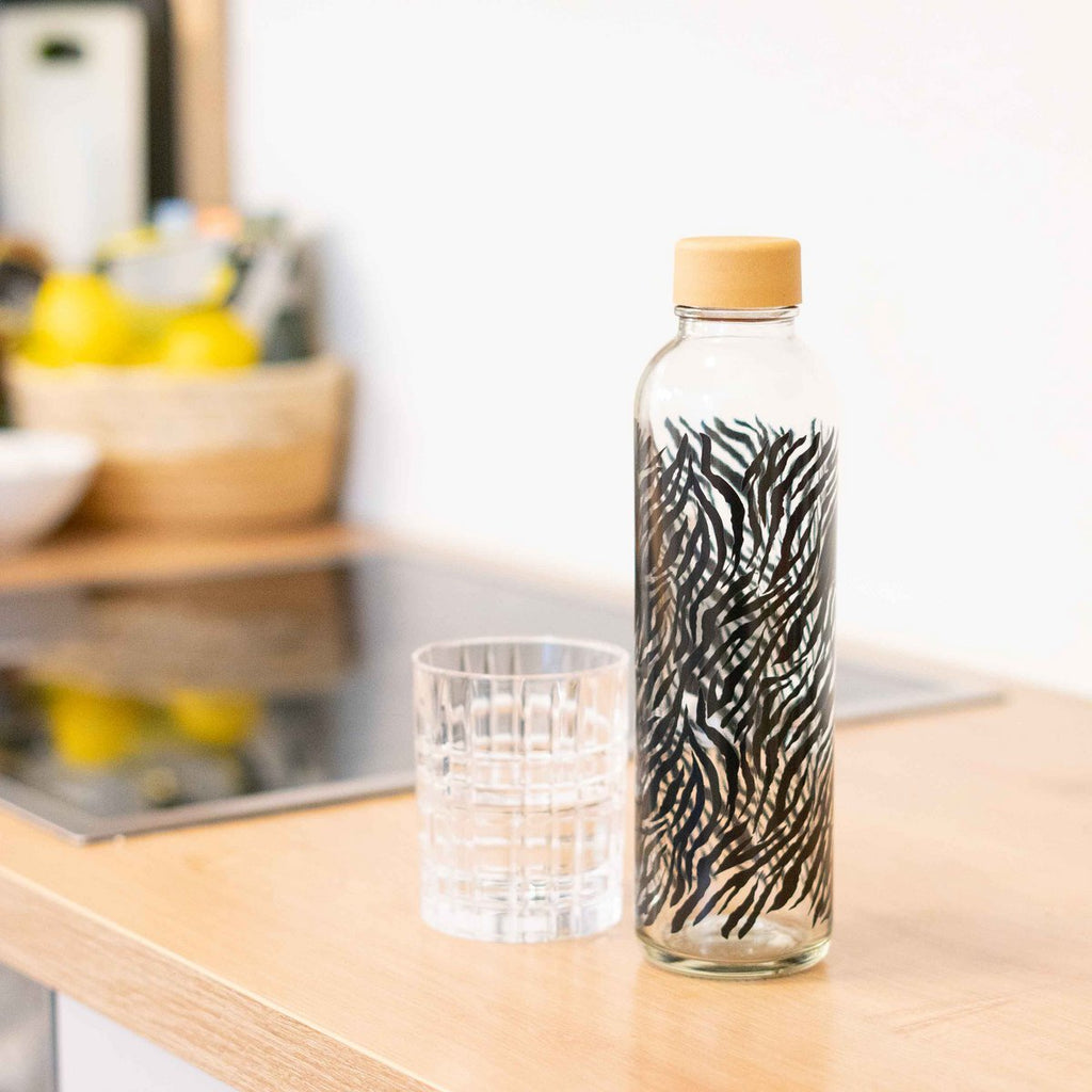 Stripes of Nature Glazen Fles, 0,7 liter