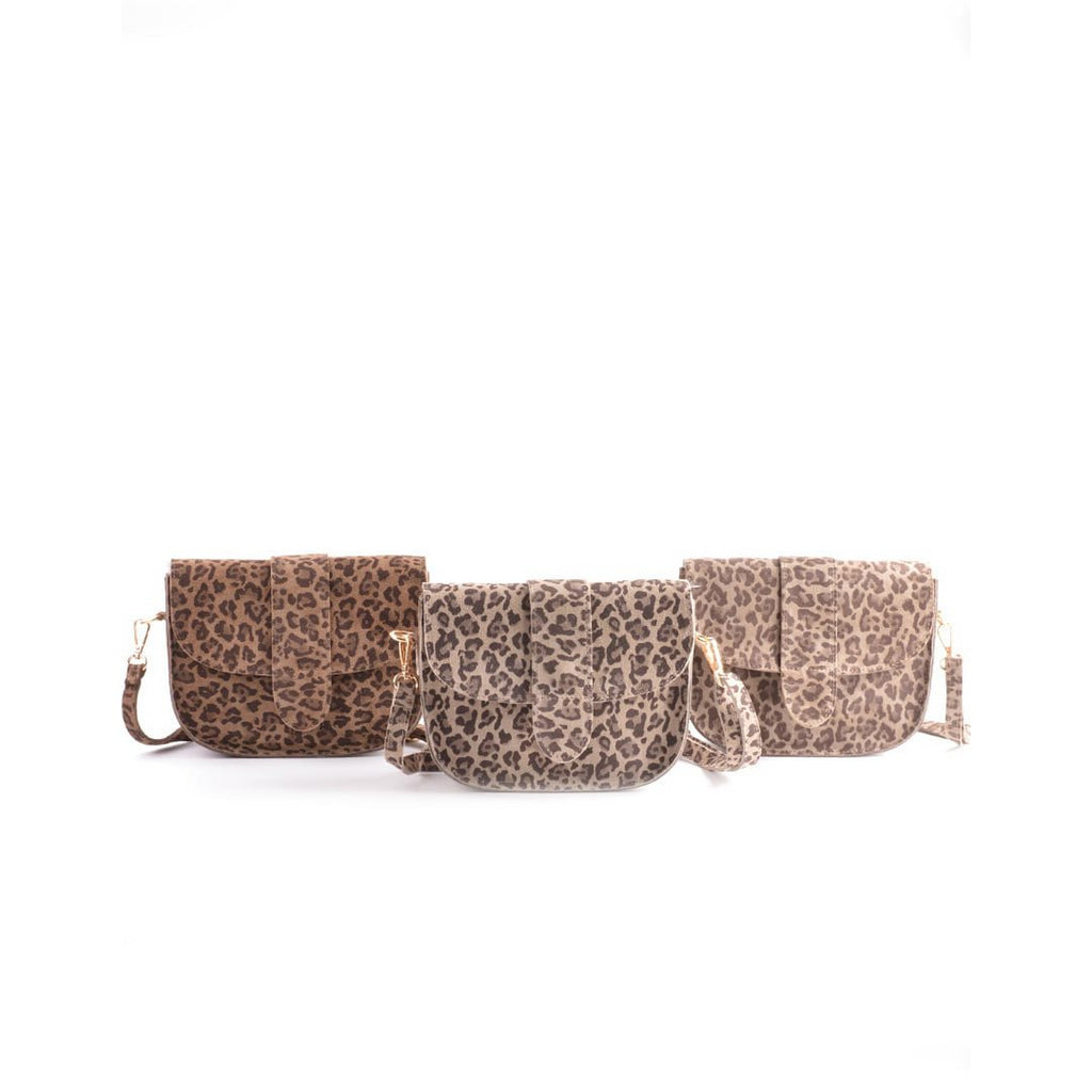 Nubuck Schoudertas | Panter | 552968