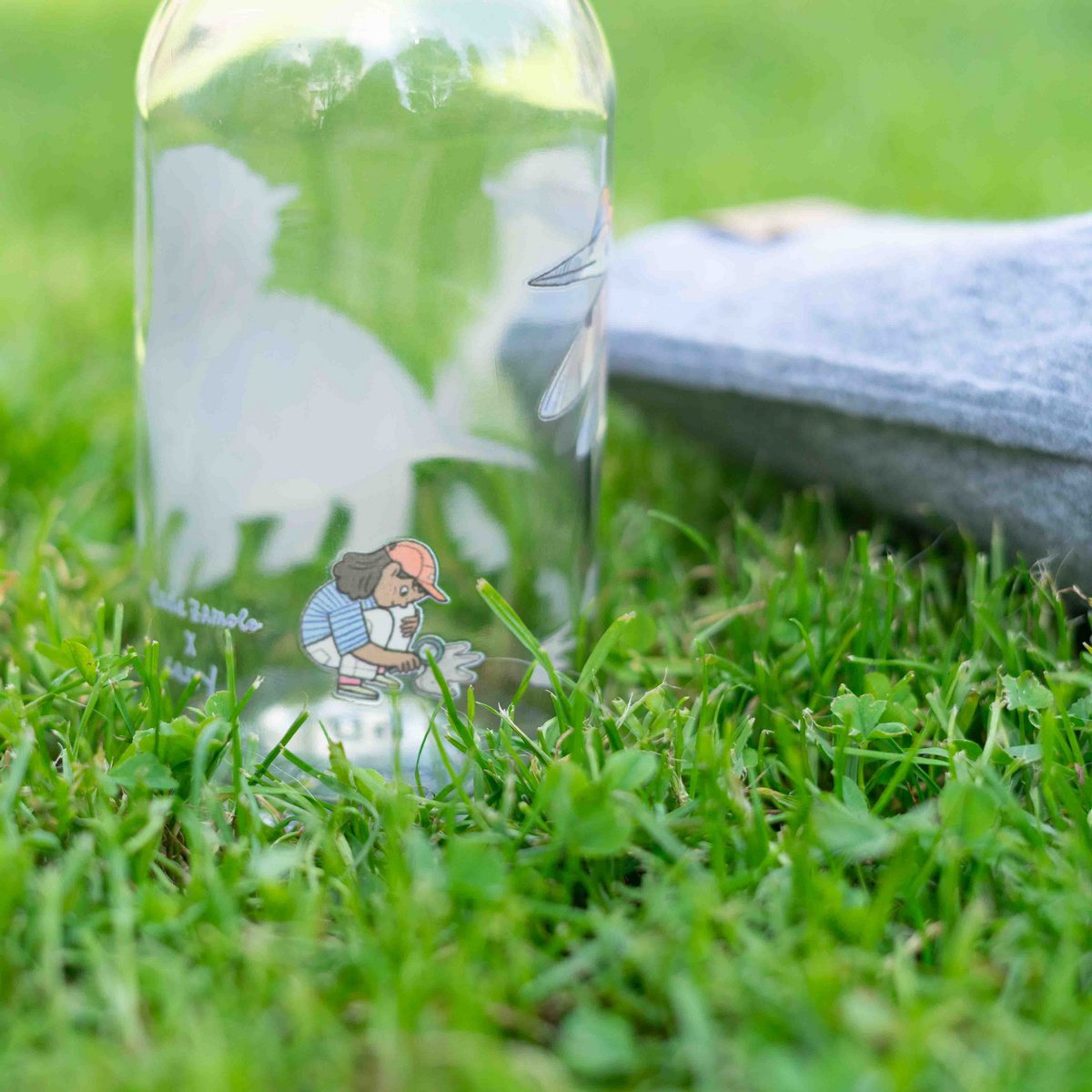 Kleine Dino Glazen Fles, 0,4 liter