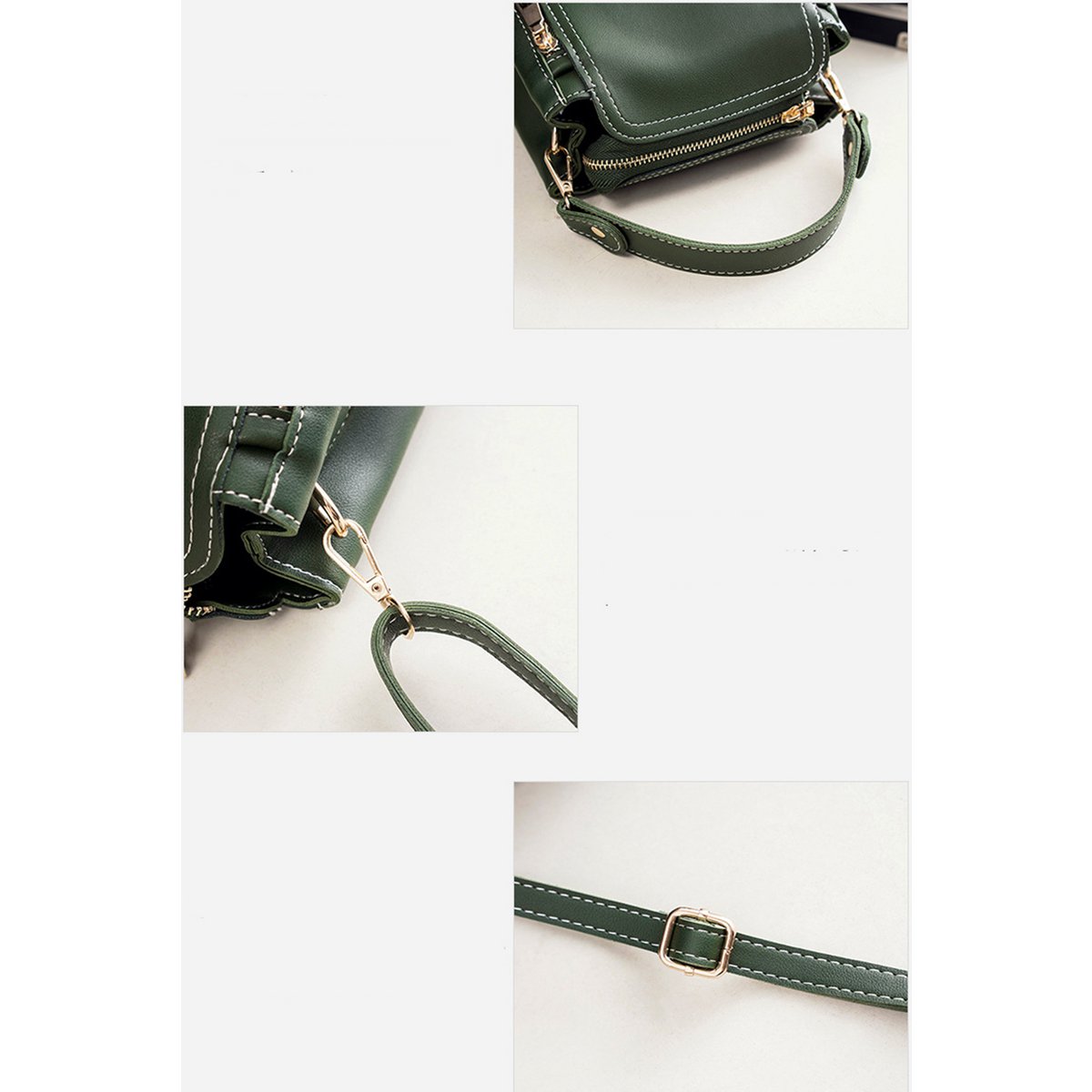 AnBeck Kleine Kubus Handtas – Lichtgrijs & Elegant Compact Design