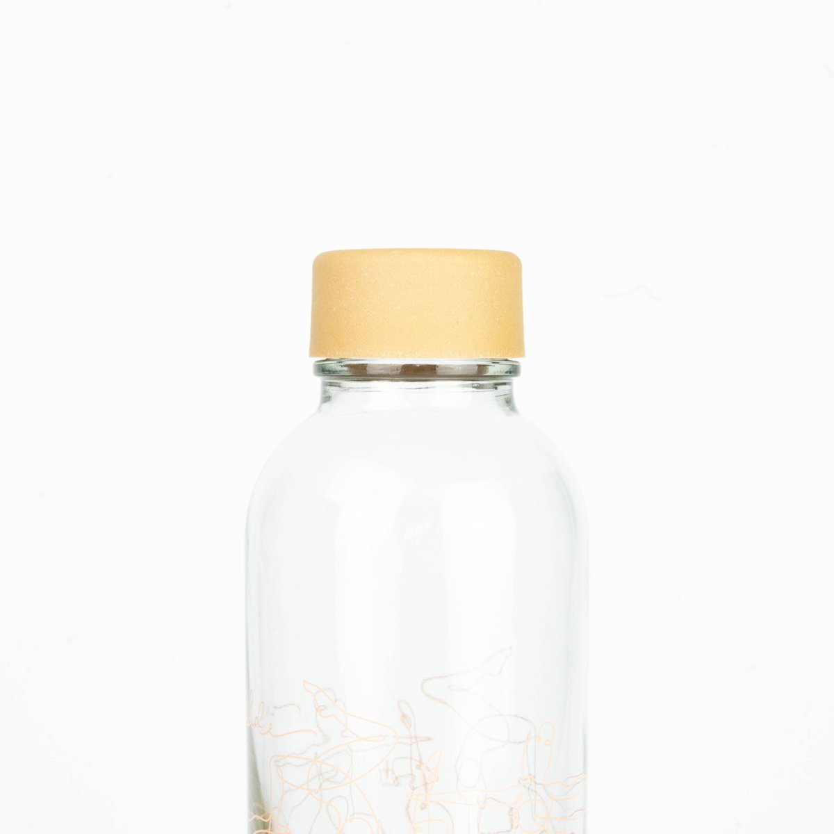 Breath In & Out Glazen Fles, 0,7 liter