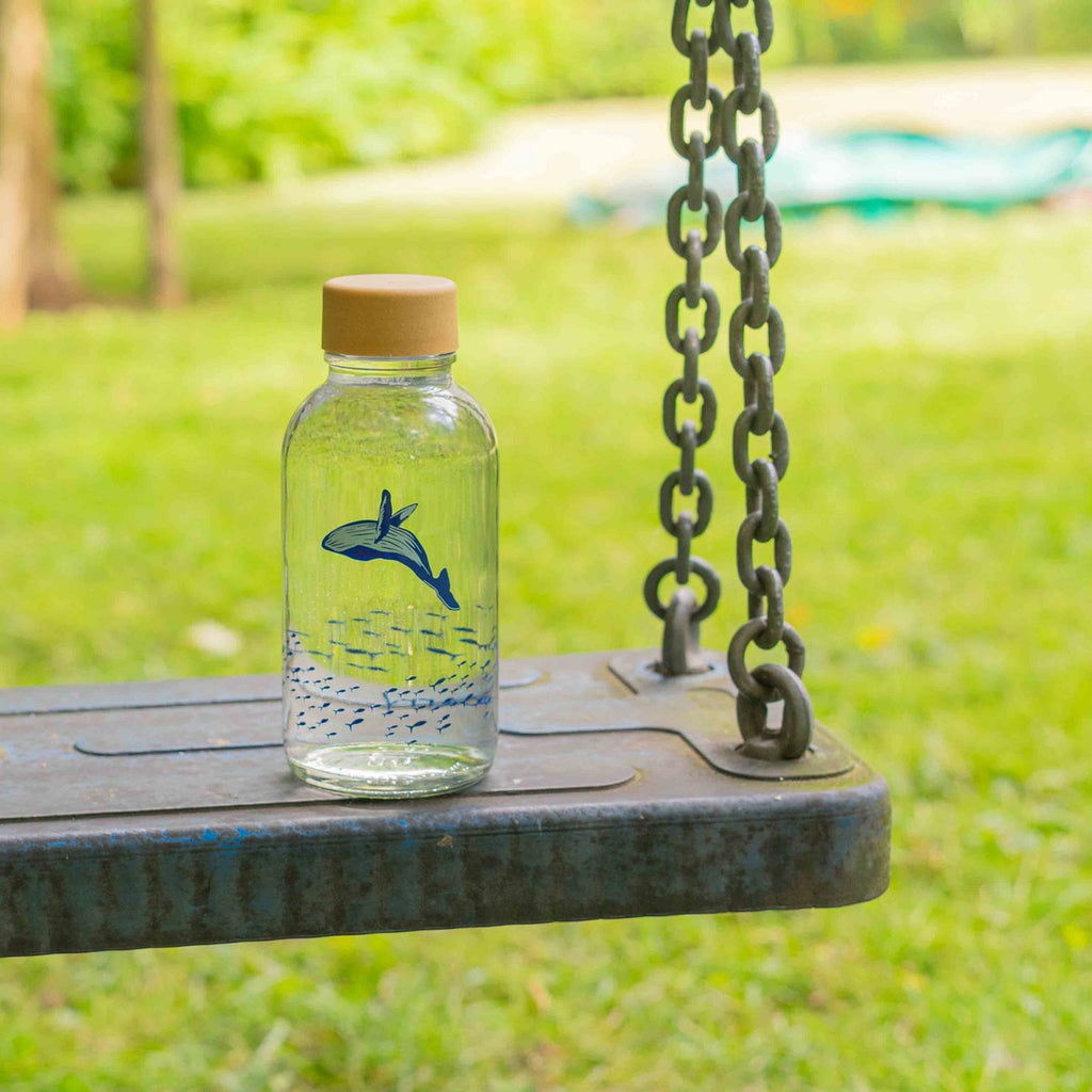 Ocean Lover Glazen Fles, 0,4 liter