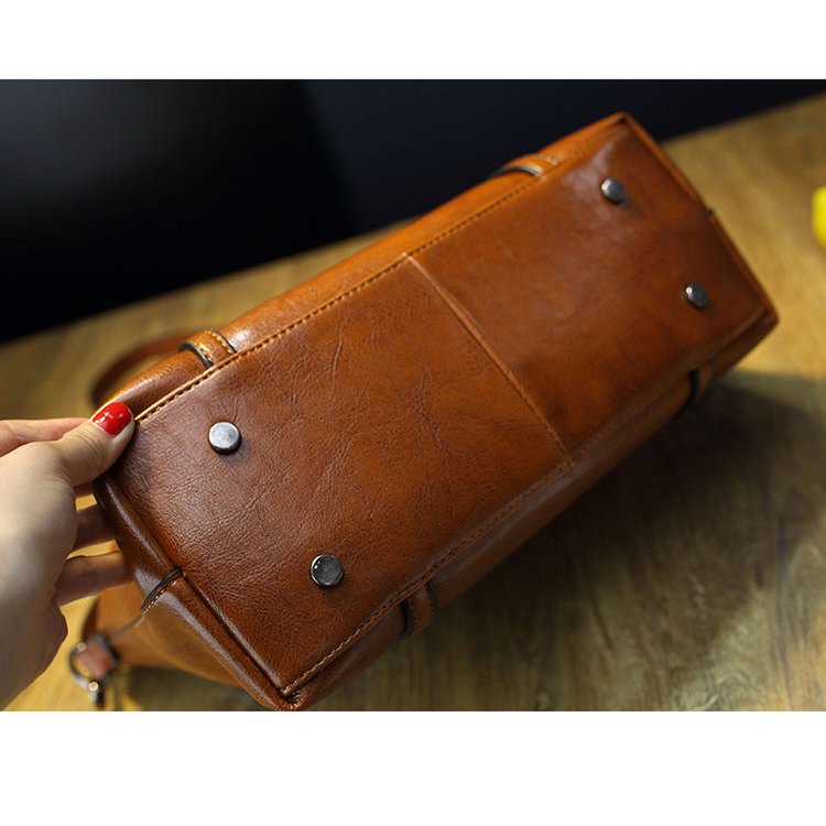 AnBeck leren schoudertas – tijdloos & klassiek