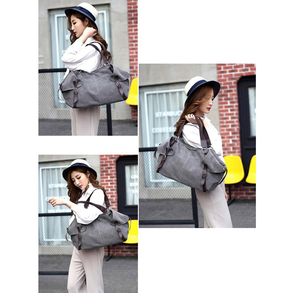 AnBeck dames handtas canvas schoudertas (2 kleuropties)