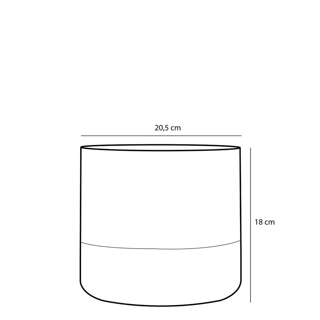 Lago Bloempot – H18 x Ø21 cm – Crème