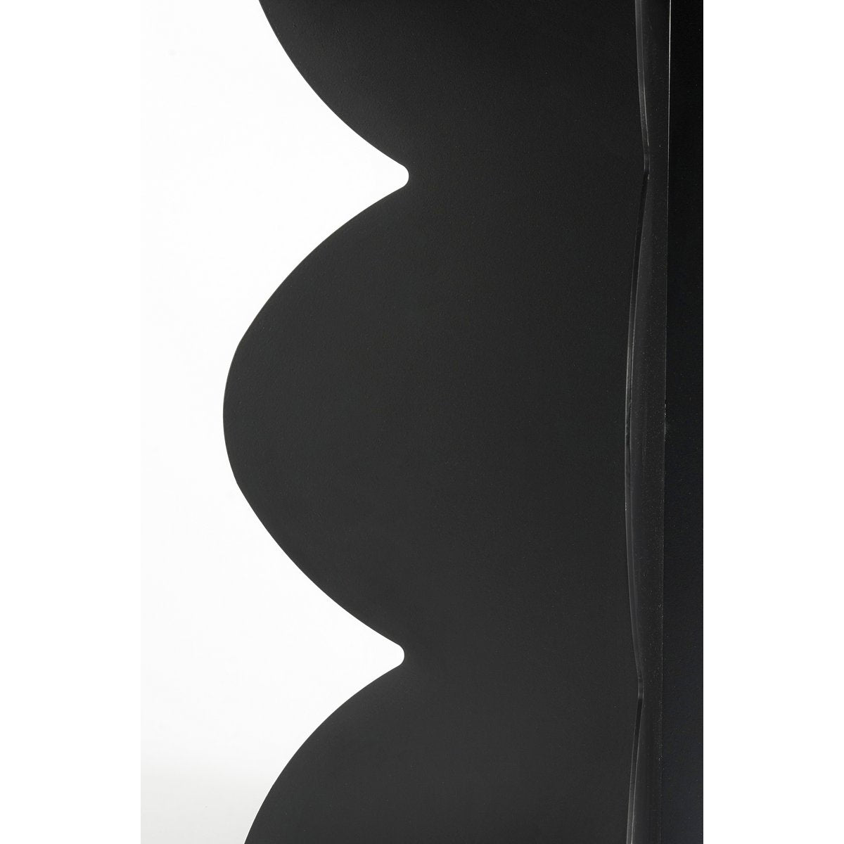 Rafi Bijzettafel - H40 x Ø45 cm - IJzer - Zwart