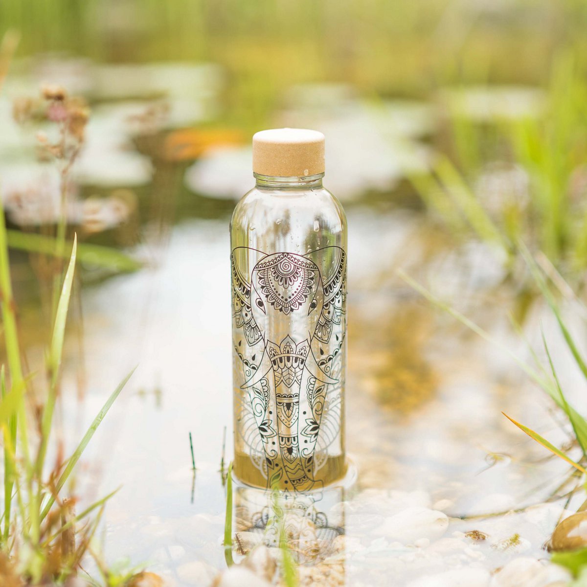 Olifant Glazen Fles, 0,7 liter