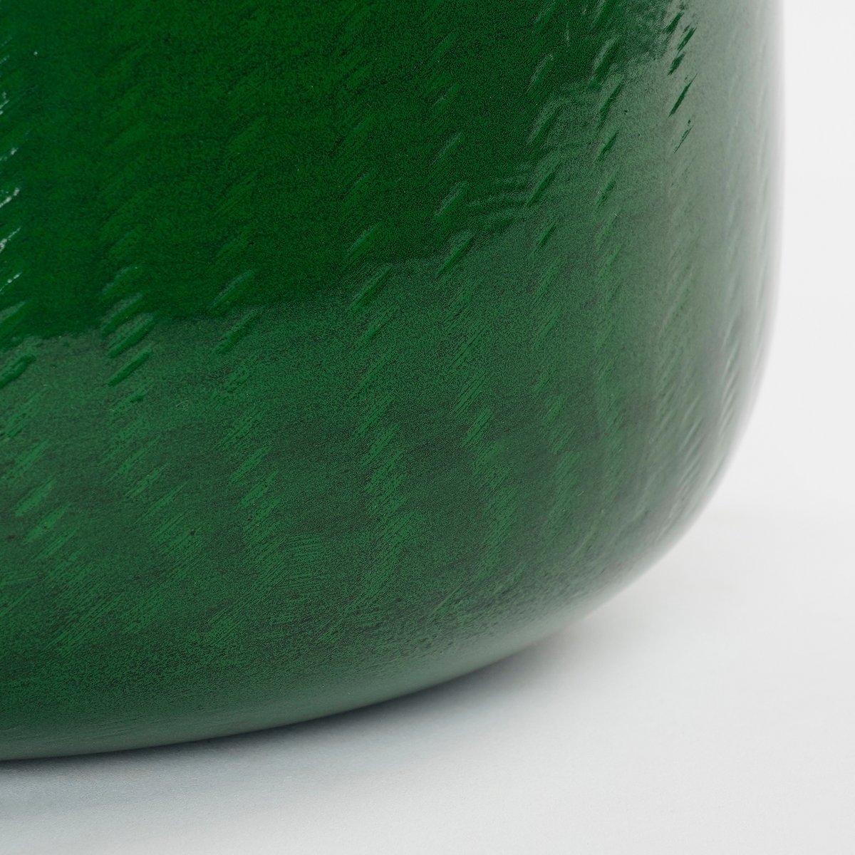 Benson Bloempot – H32 x Ø37 cm – Metaal – Donkergroen