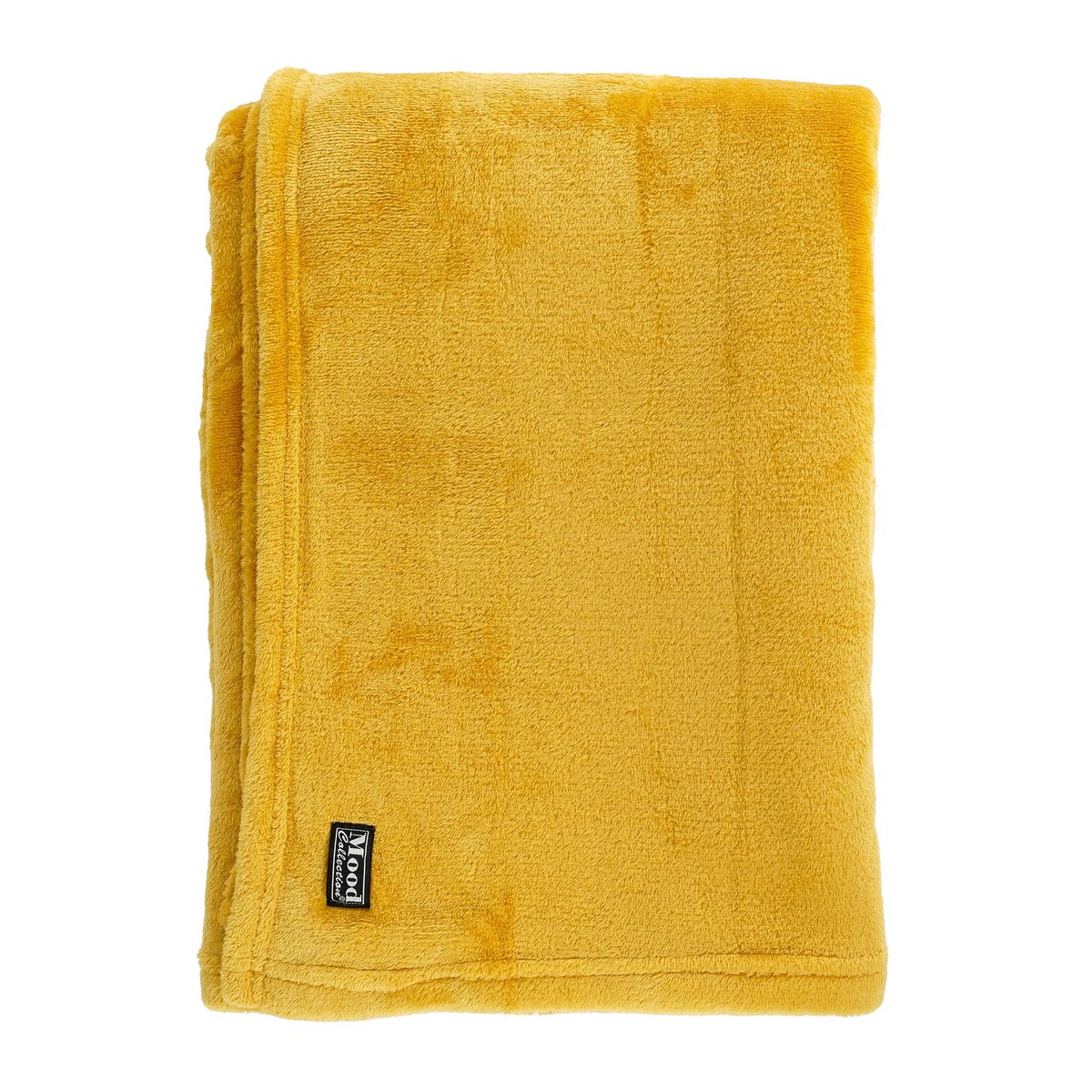 Famke Fleece Plaid – L180 x B130 cm – Geel