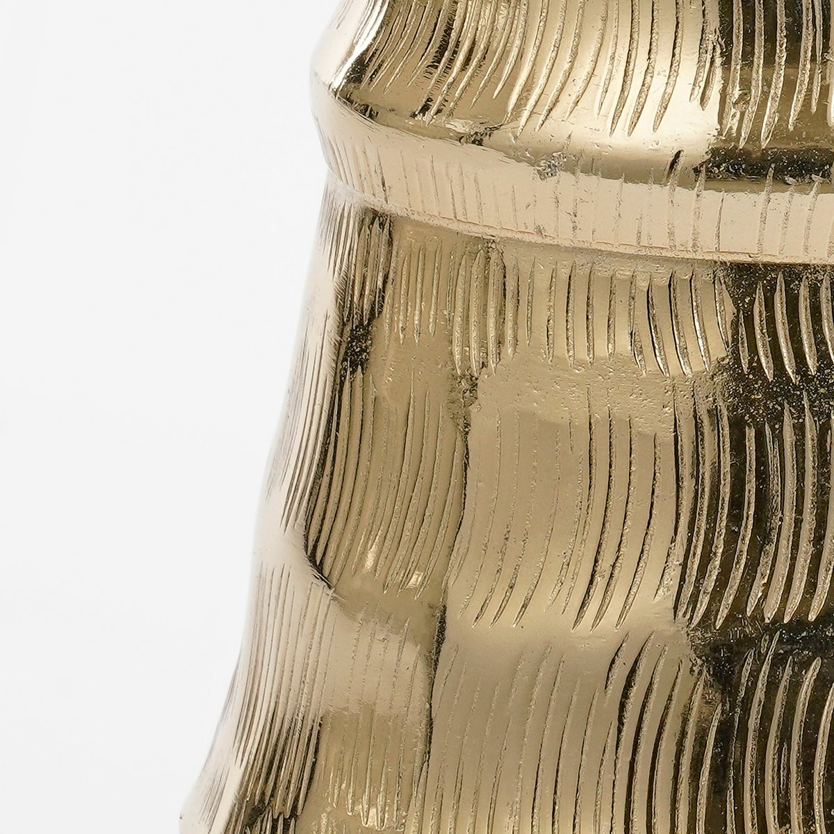 Decoratie Kerstboom – H43 x Ø13 cm – Aluminium – Goud