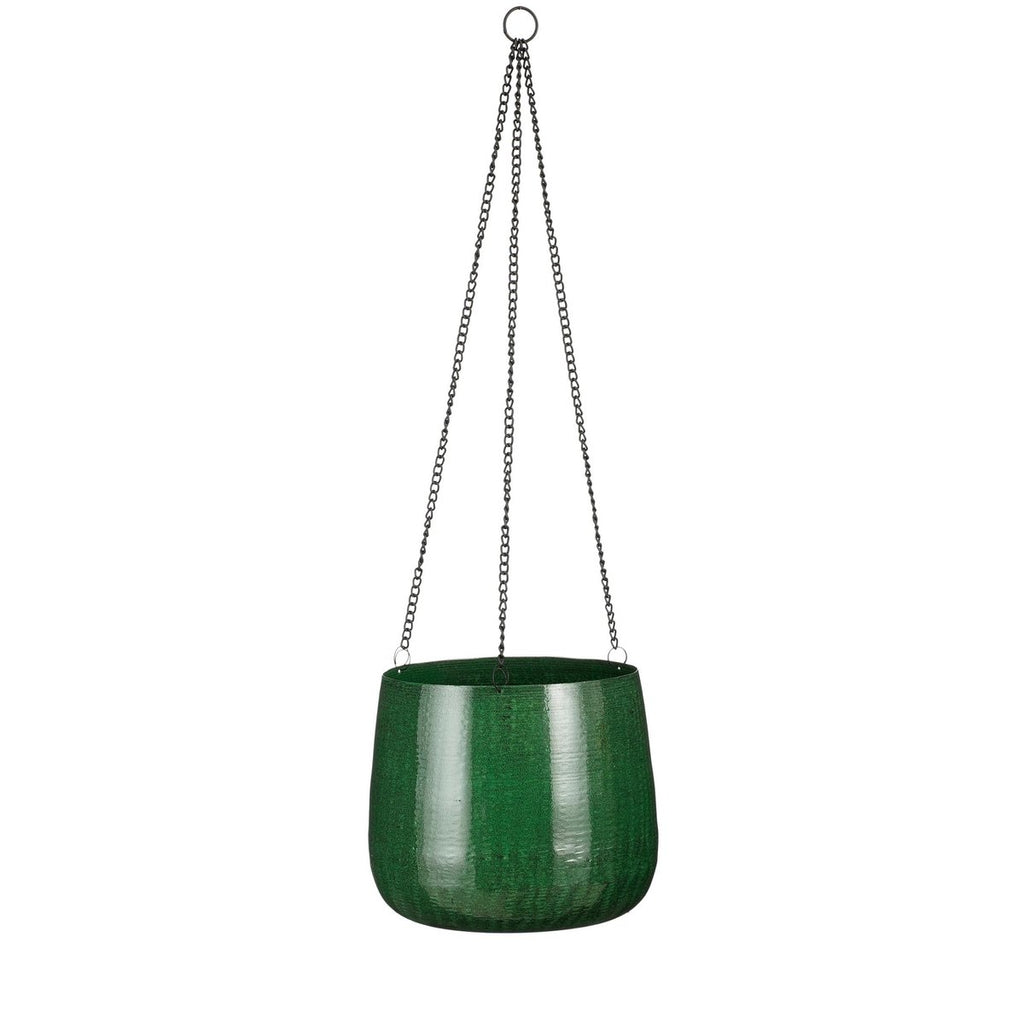 Benson Hangpot – H20 x Ø23 cm – Metaal – Donkergroen