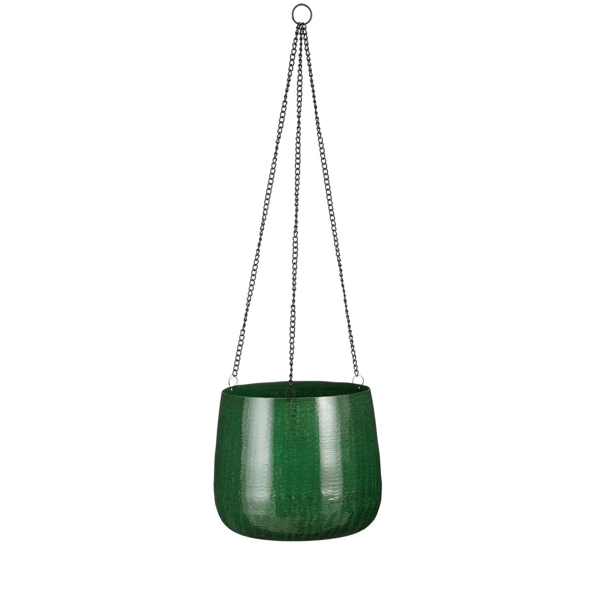 Benson Hangpot – H20 x Ø23 cm – Metaal – Donkergroen