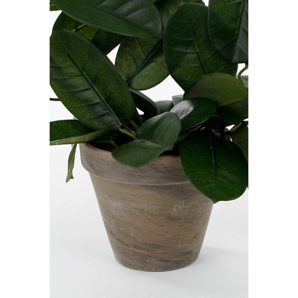 Stephanotis Kunstplant in Bloempot Stan – H50 x Ø40 cm – Wit
