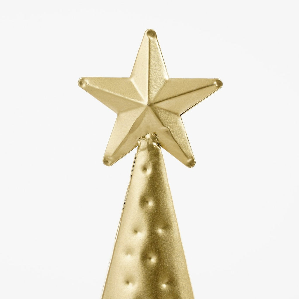Decoratie Kerstboom – H90,5 x Ø9 cm – IJzer – Goud