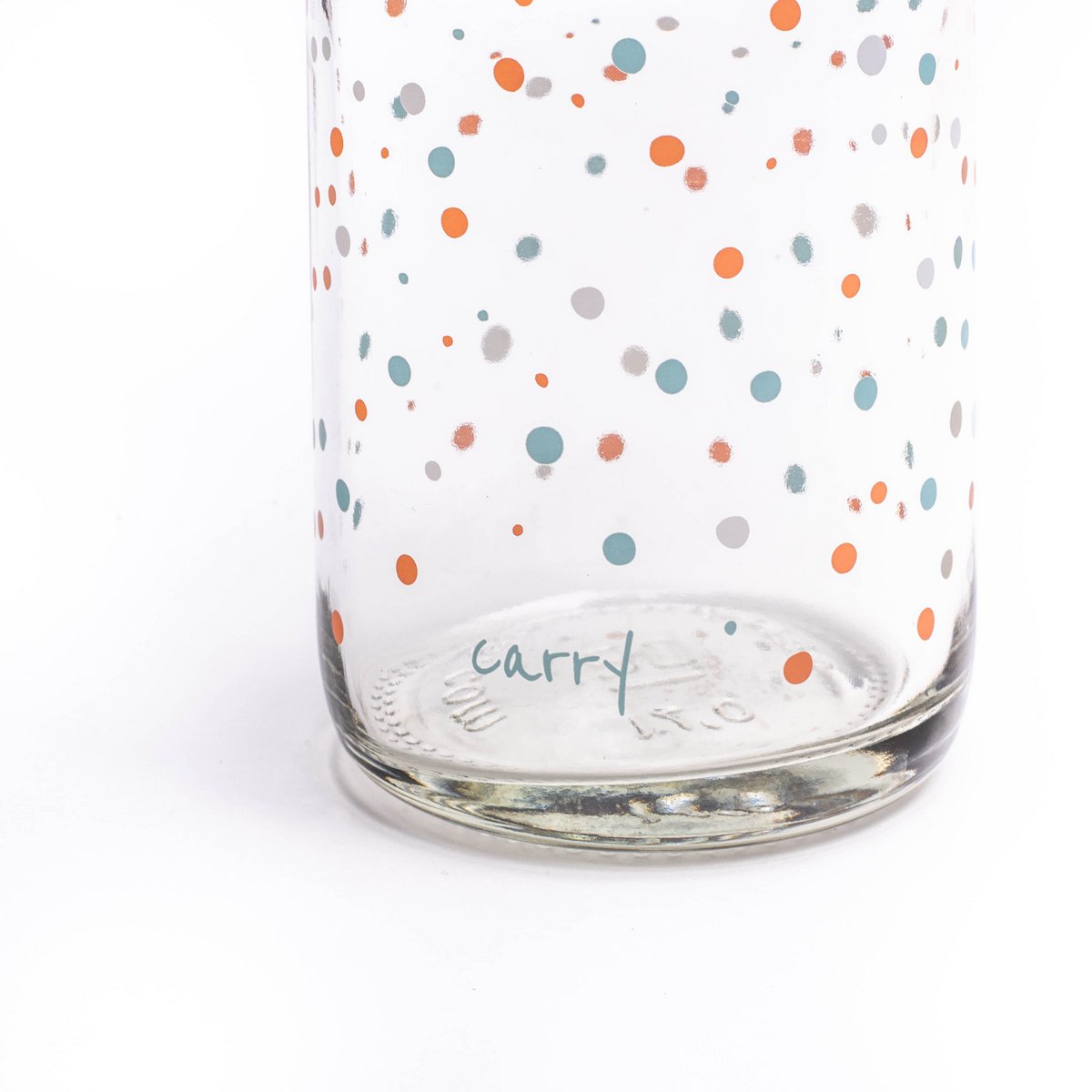 Flying Circles Glazen Fles, 0,7 liter