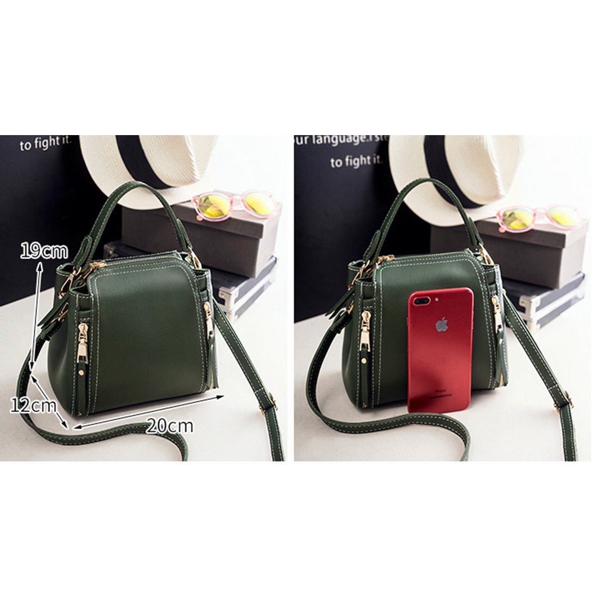 AnBeck Kleine Kubus Handtas – Lichtgrijs & Elegant Compact Design