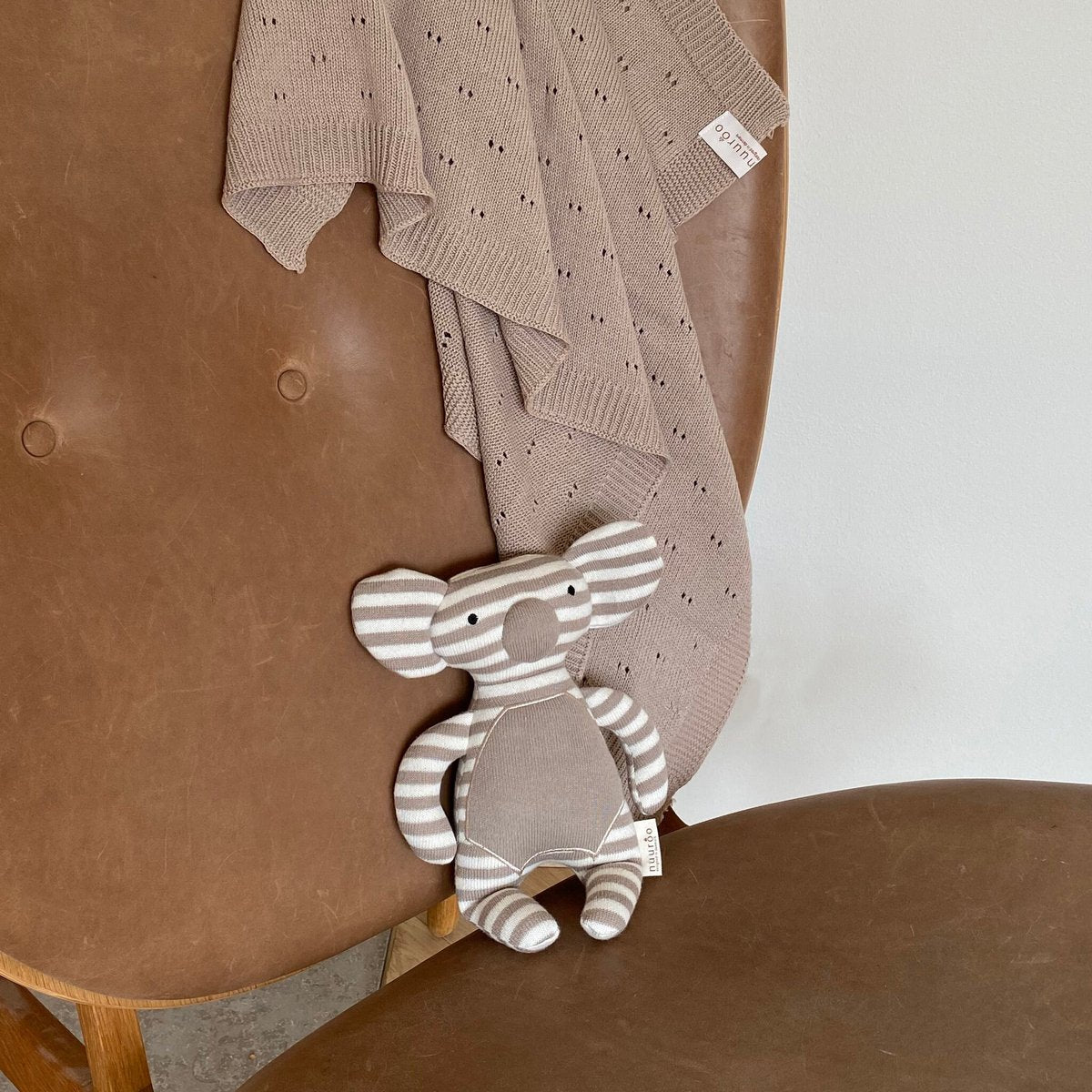 Nuuroo – Koala Teddy Lily | Gebreide knuffel van biologisch katoen